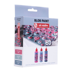 BLOB PAINT SET PINK 3X80ML
