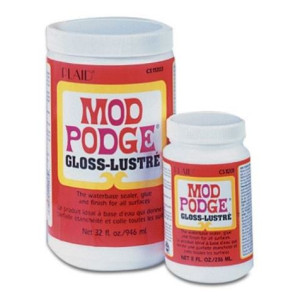 ΚΟΛΛΑ-ΒΕΡΝΙΚΙ MOD PODGE GLOSS 118ML ΚΟΚΚΙΝΗ PLAID