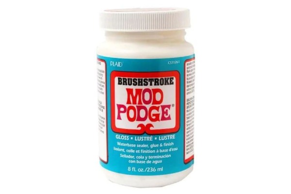 MOD PODGE BRUSHSTROKE MEDIUM-GLOSS 236ML PLAID