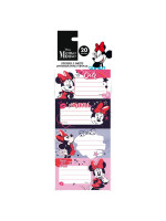 ΕΤΙΚΕΤΕΣ ΑΥΤΟΚΟΛΛΗΤΕΣ DISNEY MINNIE MOUSE 20 ΤΜΧ. 5 ΦΥΛΛΑ