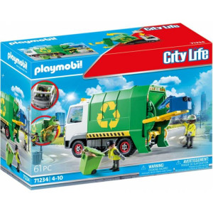 PLAYMOBIL City Life 71234 Όχημα Συλλογής Ανακυκλομένων Απορριμάτων