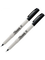 Μαρκαδόροι Sharpie Ultra fine black 0.5mm 2τεμ