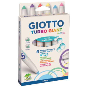 Μαρκαδόροι Giotto turbo giant 6 τεμ.