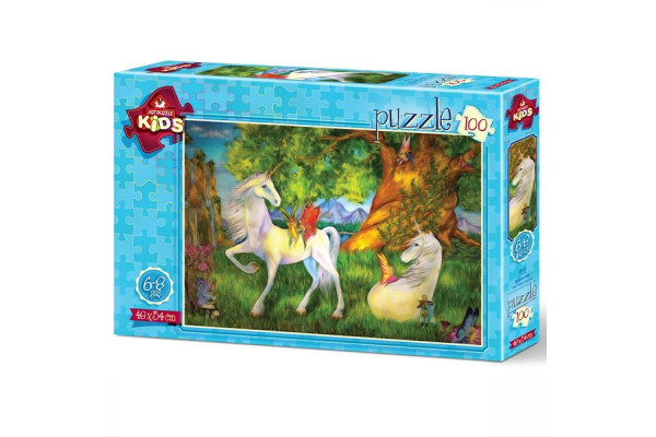 PUZZLE 100 ART THE PRETTY HORSES