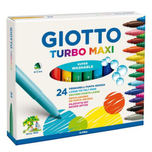 Μαρκαδόροι Giotto turbo max 24τεμ. 455000