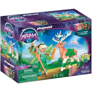 PLAYMOBIL Adventures Of Ayuma Forest Fairy Με Μαγικό Ζωάκι (70806)