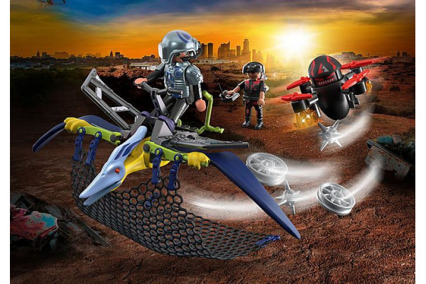 PLAYMOBIL  Dino Rise Πτεροδάκτυλος και μαχητές με drone 70628