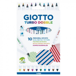 Μαρκαδόροι Giotto turbo dobble 10τεμ. 424600