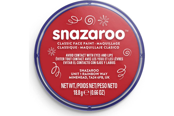 Snazaroo 18ml Κρέμα Face Painting Classic Bright Red