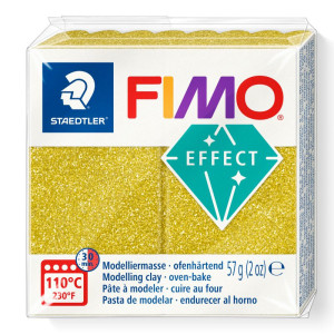 STAEDTLER ΠΗΛΟΣ FIMO 8010-112 EFFECT GOLD SPARKLE 57gr