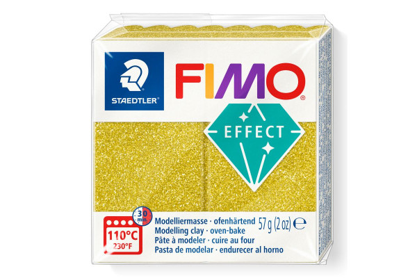 STAEDTLER ΠΗΛΟΣ FIMO 8010-112 EFFECT GOLD GLITTER 57gr