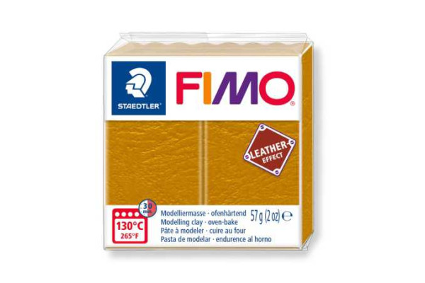 STAEDTLER ΠΗΛΟΣ FIMO LEATHER EFFECT 8010-179 57gr OCHRE