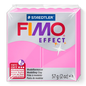 STAEDTLER ΠΗΛΟΣ FIMO 8010-201 EFFECT NEON 57gr PINK