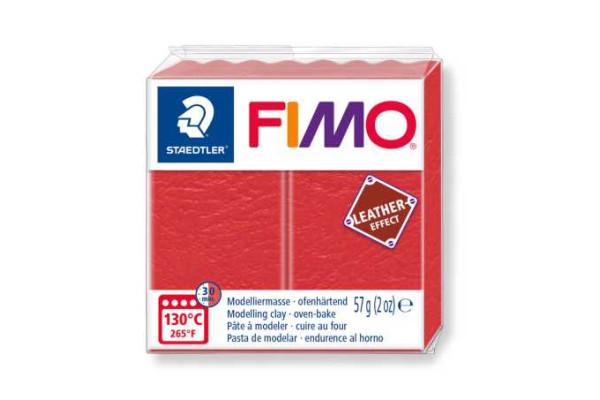 STAEDTLER ΠΗΛΟΣ FIMO LEATHER EFFECT  8010-249 57gr WATERMELON