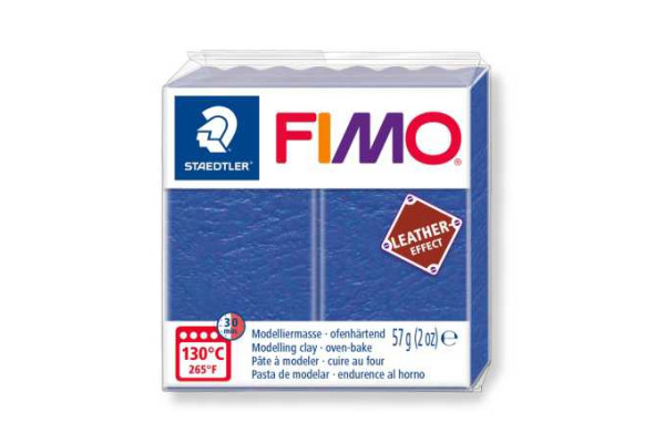 STAEDTLER ΠΗΛΟΣ FIMO LEATHER EFFECT INDIGO  8010-309 57gr