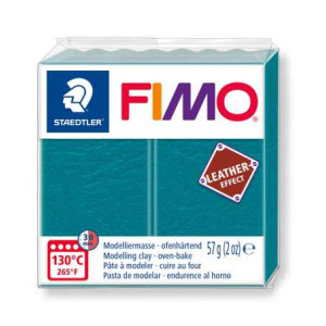 STAEDTLER ΠΗΛΟΣ FIMO LEATHER EFFECT  8010-369 57gr LAGOON