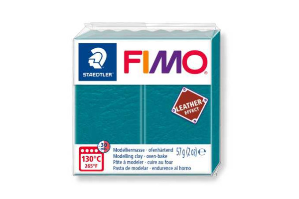 STAEDTLER ΠΗΛΟΣ FIMO LEATHER EFFECT LAGOON  8010-369 57gr