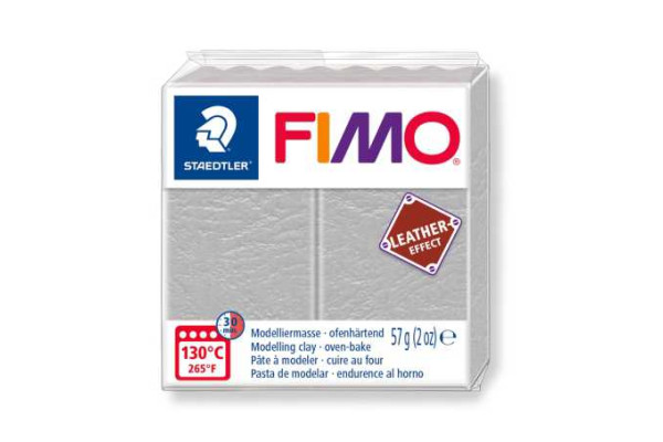 STAEDTLER ΠΗΛΟΣ FIMO LEATHER EFFECT DOVE GREY  8010-809 57gr