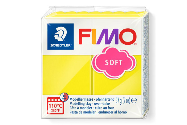 STAEDTLER ΠΗΛΟΣ FIMO 8020-10 SOFT LEMON 57gr