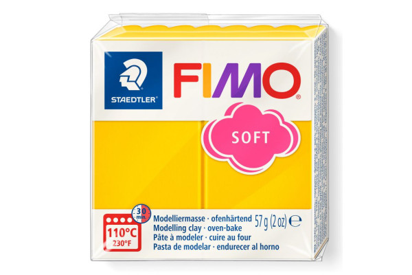 STAEDTLER ΠΗΛΟΣ FIMO 8020-16 SOFT SOFT SUNFLOWER 57gr