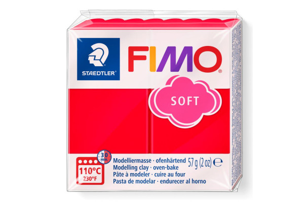 STAEDTLER ΠΗΛΟΣ FIMO 8020-24 SOFT INDIAN RED 57gr