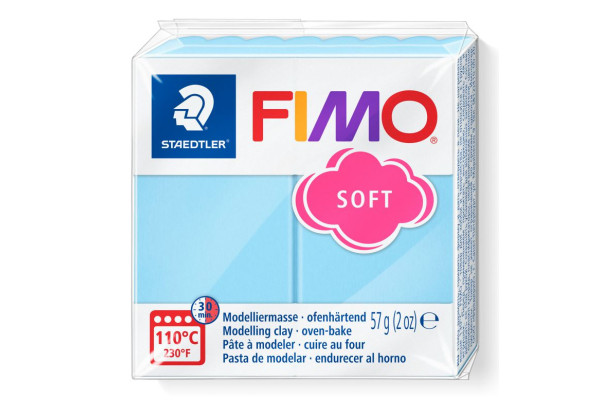 STAEDTLER ΠΗΛΟΣ FIMO 8020-305  SOFT AQUA 57gr