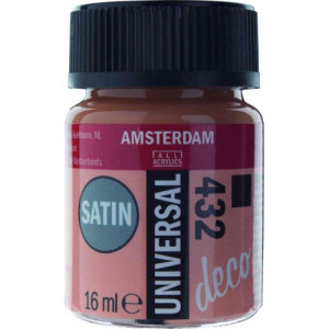 ΧΡΩΜΑ AMSTERDAM UNIVERSAL SATIN 432 TERRA 16ML