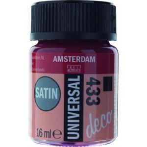 ΧΡΩΜΑ AMSTERDAM UNIVERSAL SATIN 433 CHESTNUT 16ML