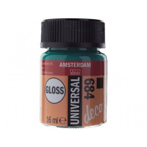 ΧΡΩΜΑ AMSTERDAM UNIVERSAL GLOSS 684 BOTTLE GREEN 16ML