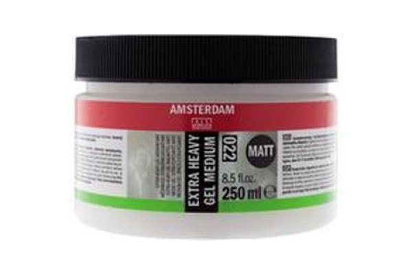 AMSTERDAM EXTRA HEAVY GEL MEDIUM 022 MAT 250ML