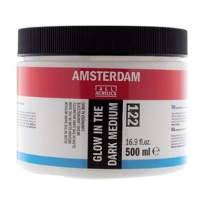 AMSTERDAM ΠΑΣΤΑ GLOW IN THE DARK MED. 500ML ΦΩΣΦΟΡΙΖΕΙ ΣΤΟ ΣΚΟΤΑΔΙ